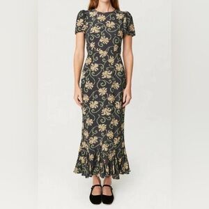 RHODE Lulani maxi dress in mosaic bloom